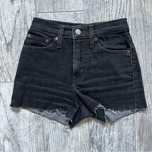 Levi’s high rise denim shorts